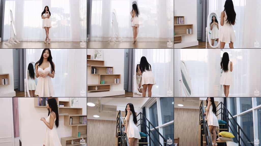 Lookbook, Flared Mini Dress, Hurts, Yeonji, Pocket Girls, 연지, 포켓걸스 - #00049