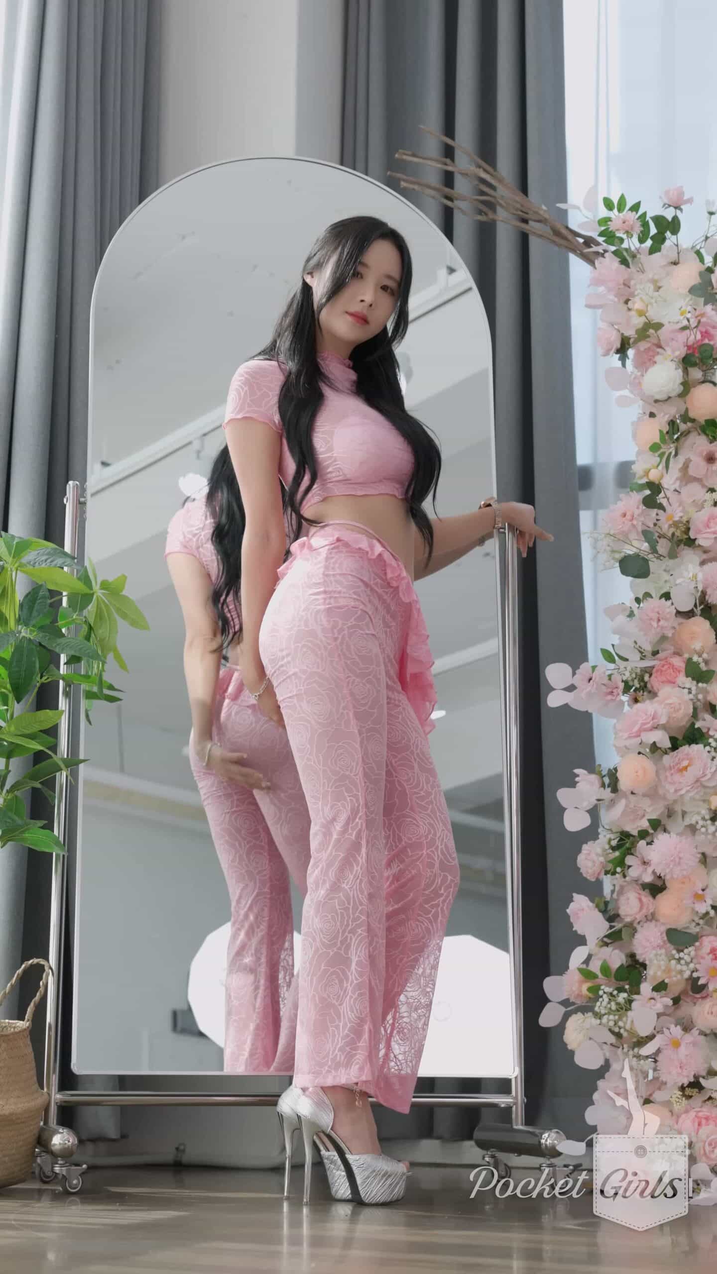 Pink Dancer Pants Dance Compilation, Habin, Pocket Girls, 하빈, 포켓걸스 - #00285