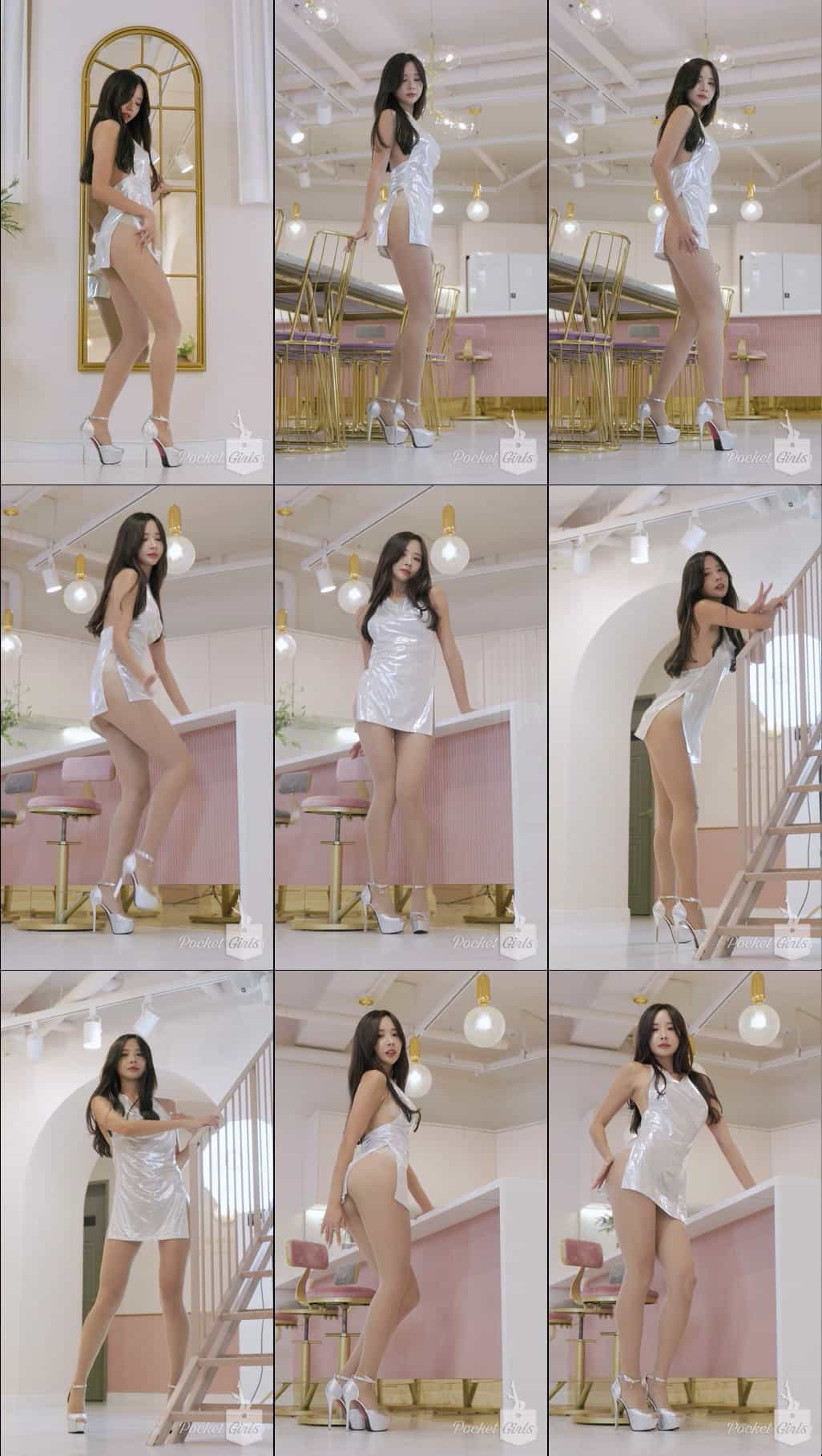Silver Dress Dance Compilation, Habin, Pocket Girls, 하빈, 포켓걸스 - #00239