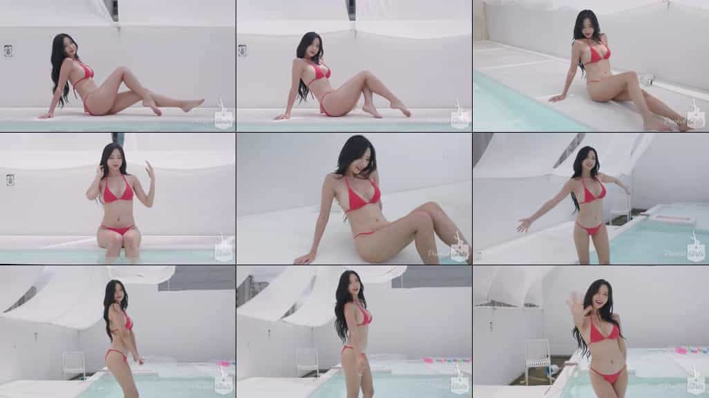 Coral Pink Bikini Dance, Habin, Pocket Girls, 하빈, 포켓걸스 - #00316