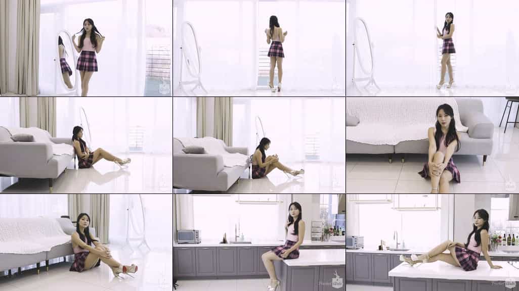 Lookbook, Checkered Mini Skirt, Toxic Love, Jieun, Pocket Girls, 지은, 포켓걸스 - #00050