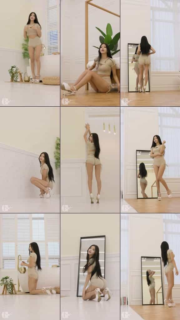 Yoga Shorts Try-On, Liability, Yeonji, Pocket Girls, 연지, 포켓걸스 - #00119