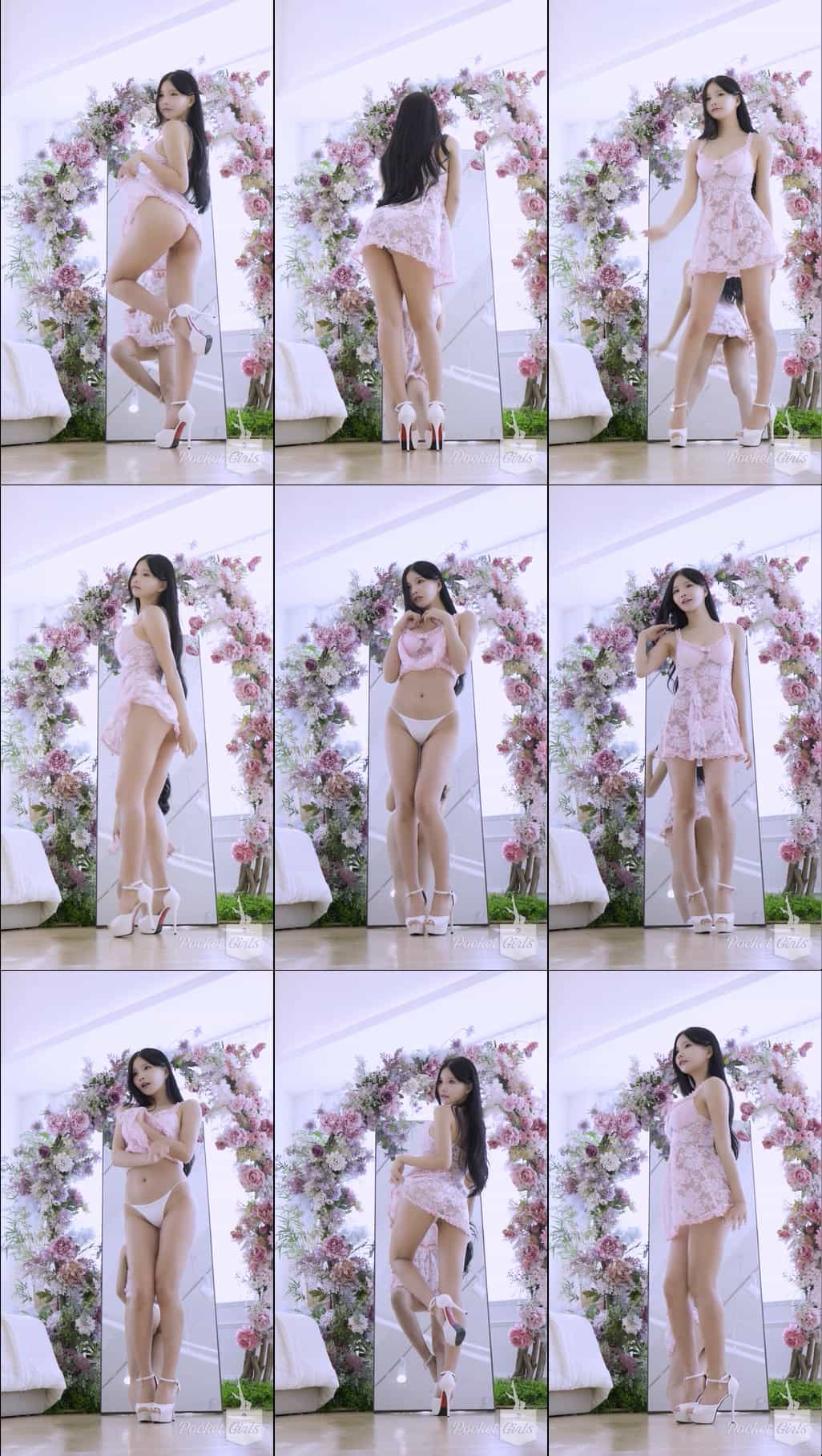 Pink See-Through Dress, Yeonji, Part.1c - #0681