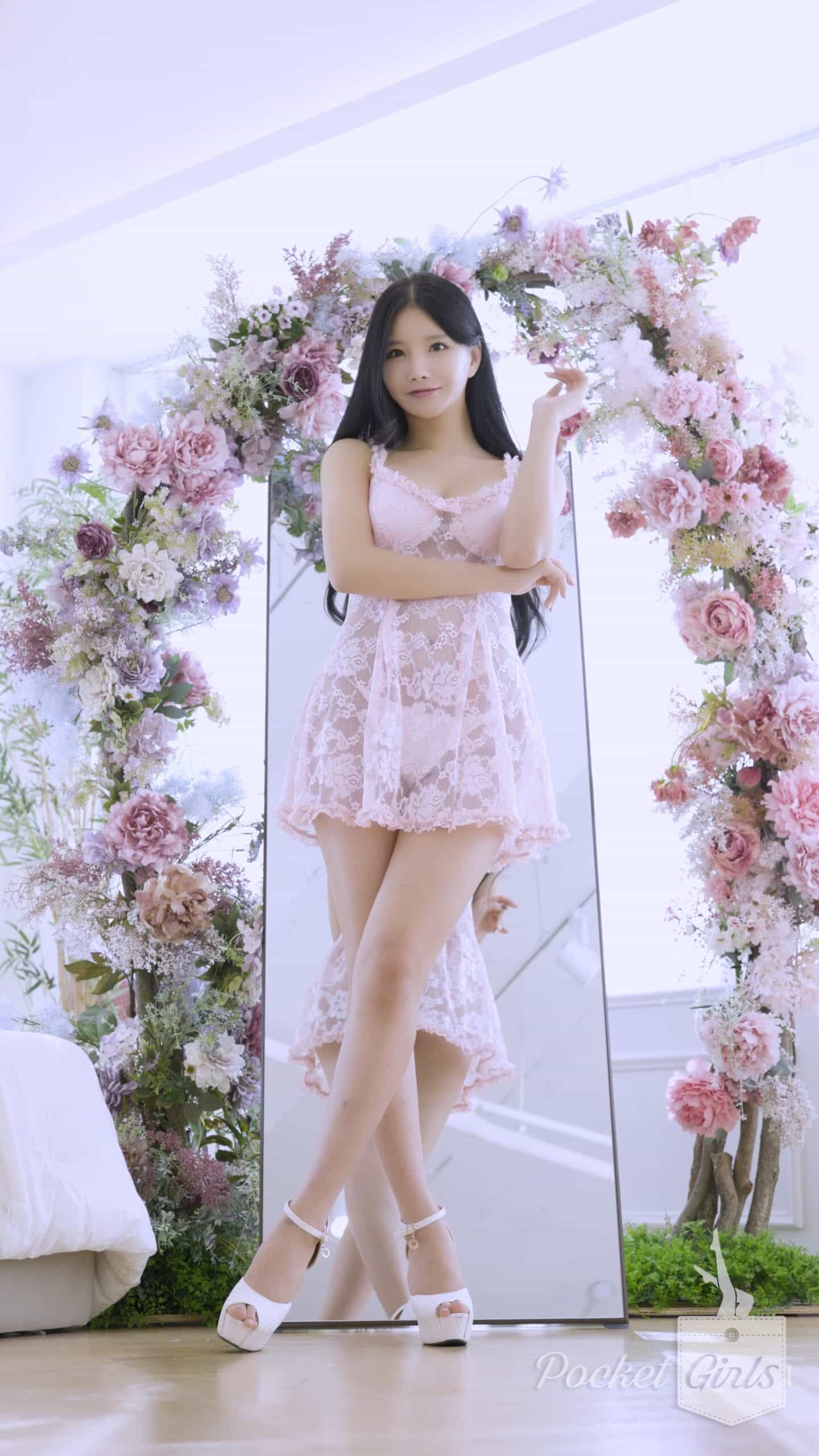 Pink See-Through Dress, Yeonji, Part.1c - #0681
