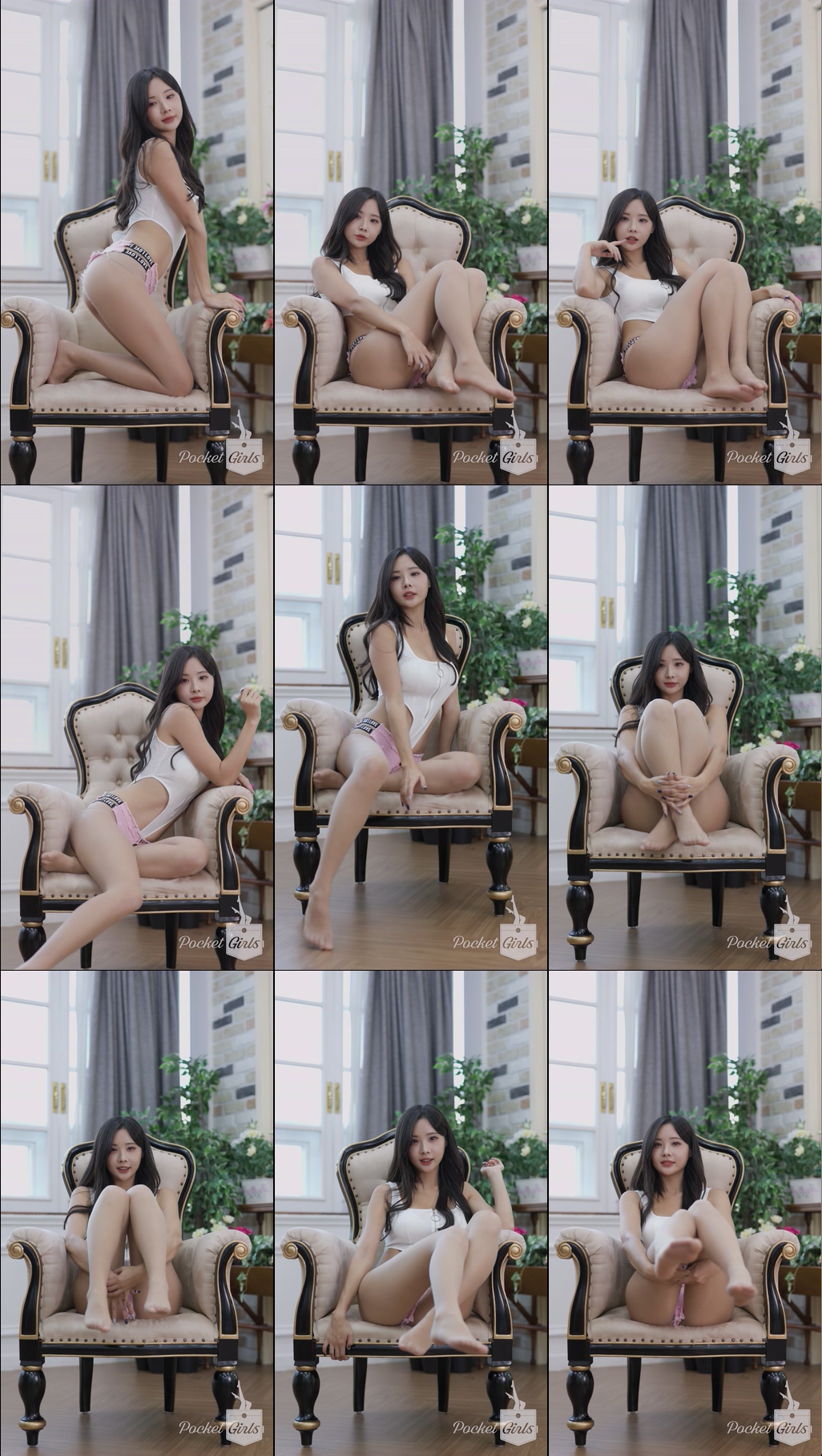 Pink Booty Shorts Dance, Habin, Part.2c - #1222