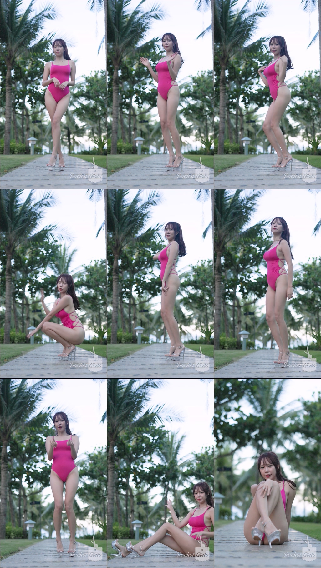 Hot Pink Monokini Dance, Minchae, Part.3 - #1011