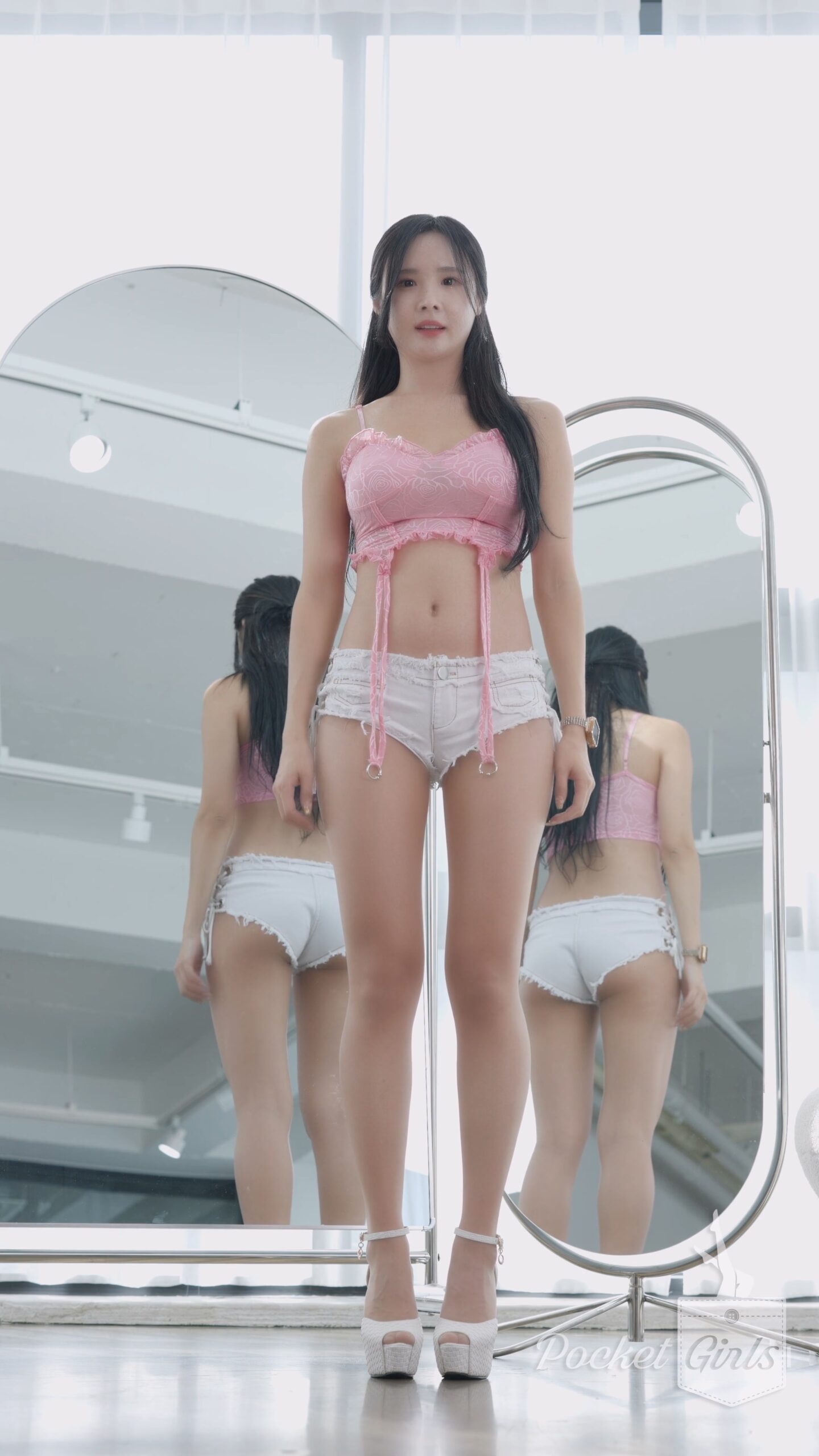 Jean Booty Shorts, Habin, Part.4h - #0737