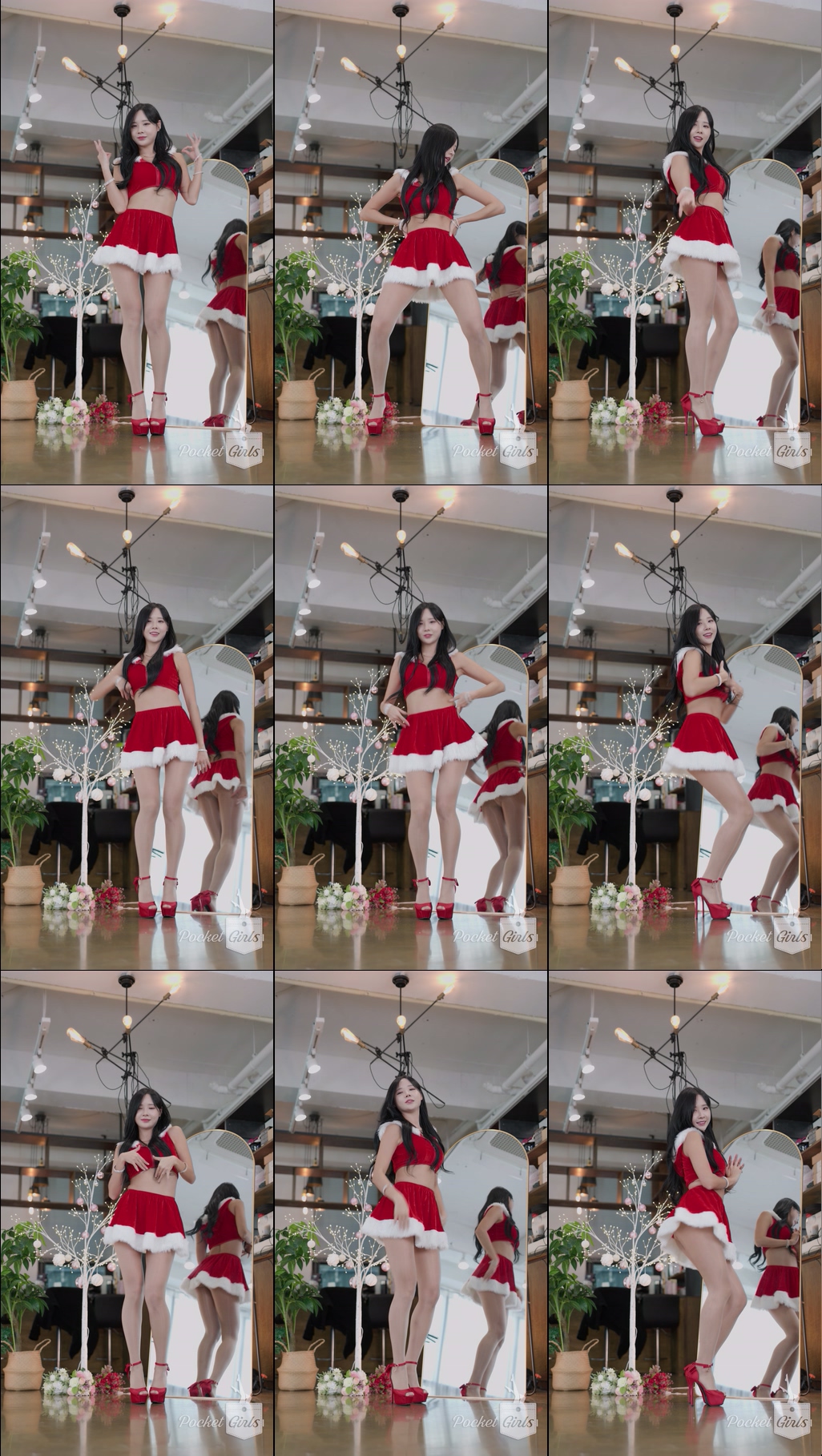 Enchanting Santa Girl Dance, Habin, Part.3a - #1083