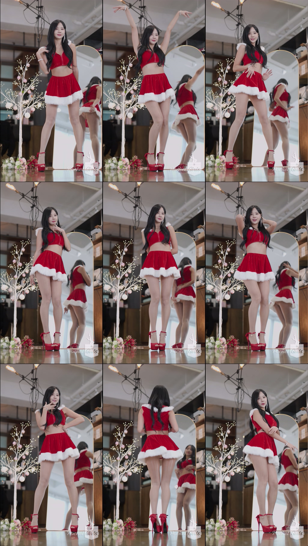 Enchanting Santa Girl Dance, Habin, Part.1b - #1079