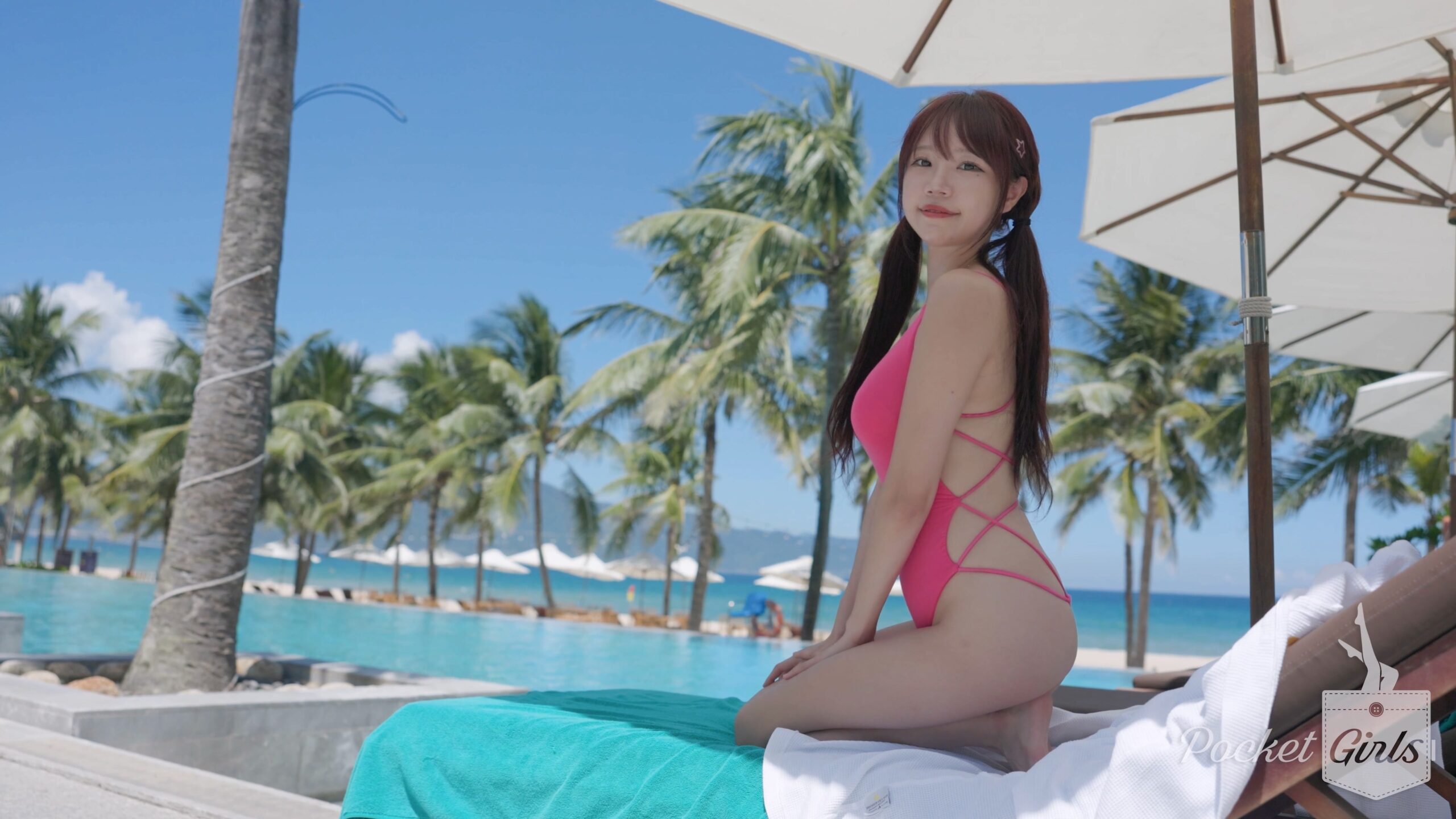 Hot Pink Monokini Dance, Minchae, Part.4 - #1012