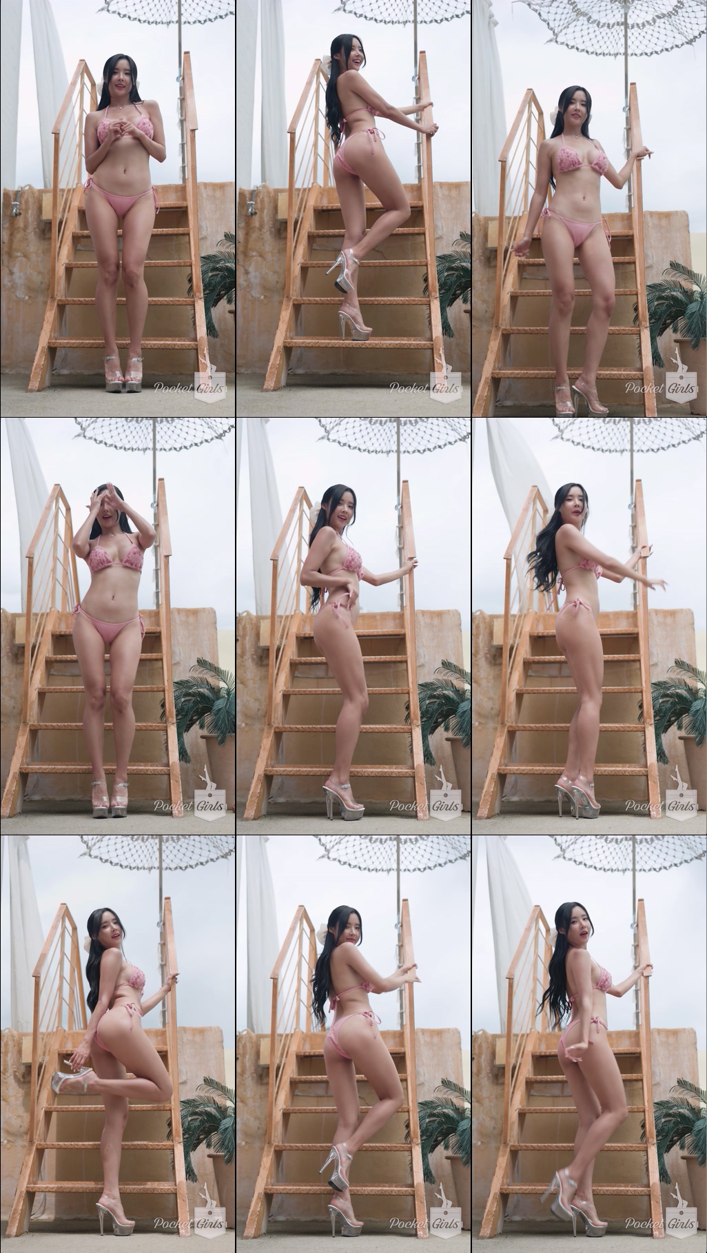 Dusty Pink Bikini Dance, Habin, Part.1a - #0922