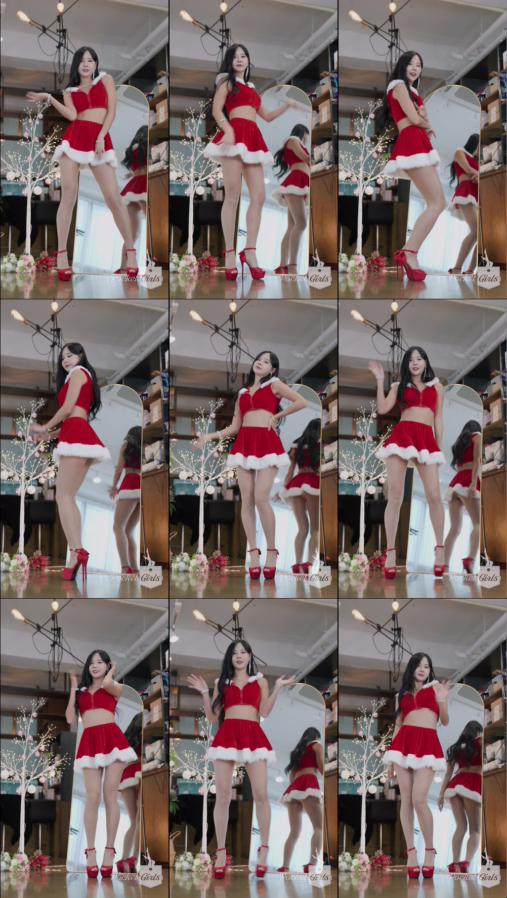Enchanting Santa Girl Dance, Habin, Part.2a - #1080+