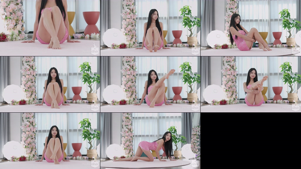 Pink Spangle Dress, Habin, Pocket Girls, 하빈, 포켓걸스 – #00428