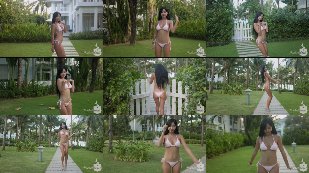 Delicate Pink Bikini Dance, Habin, Part.5 - #0987