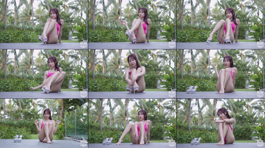 Hot Pink Monokini Dance, Minchae, Part.2 - 0996