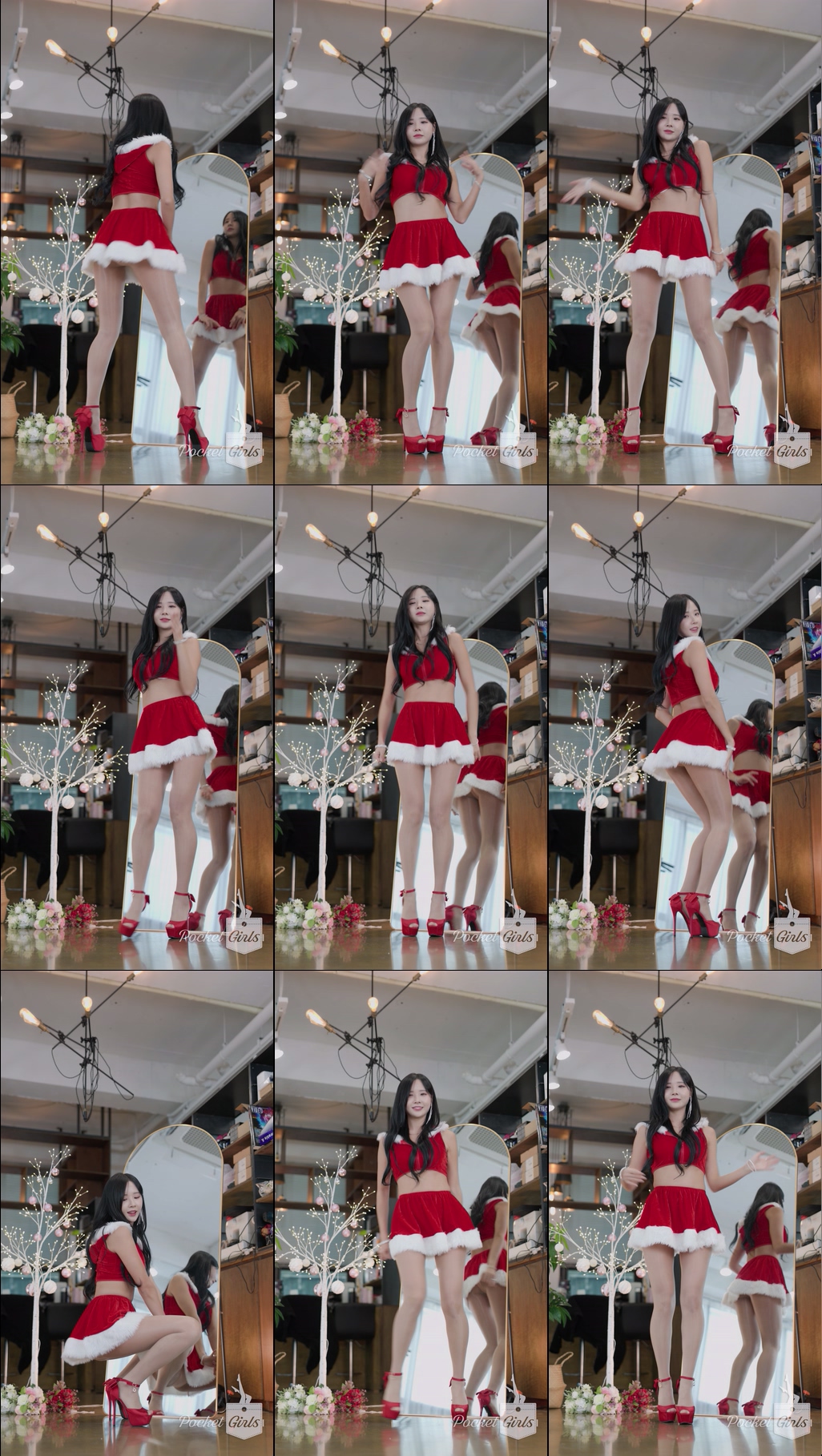 Enchanting Santa Girl Dance, Habin, Part.4a - #1086