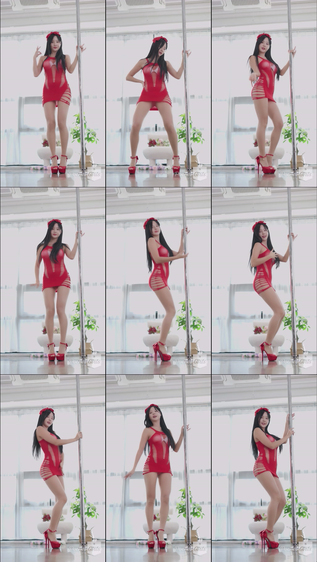 Red Body Hugging Dance, Habin, Part.2d - #1159