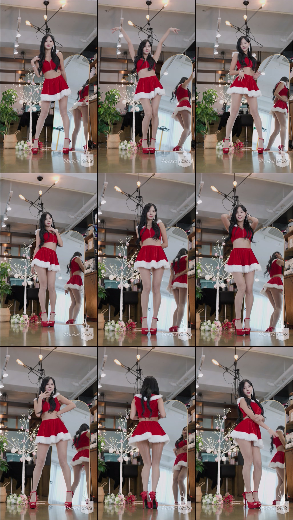 Enchanting Santa Girl Dance, Habin, Part.1a - #1078