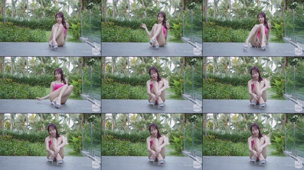 Hot Pink Monokini Dance, Minchae, Part.2 - #0993