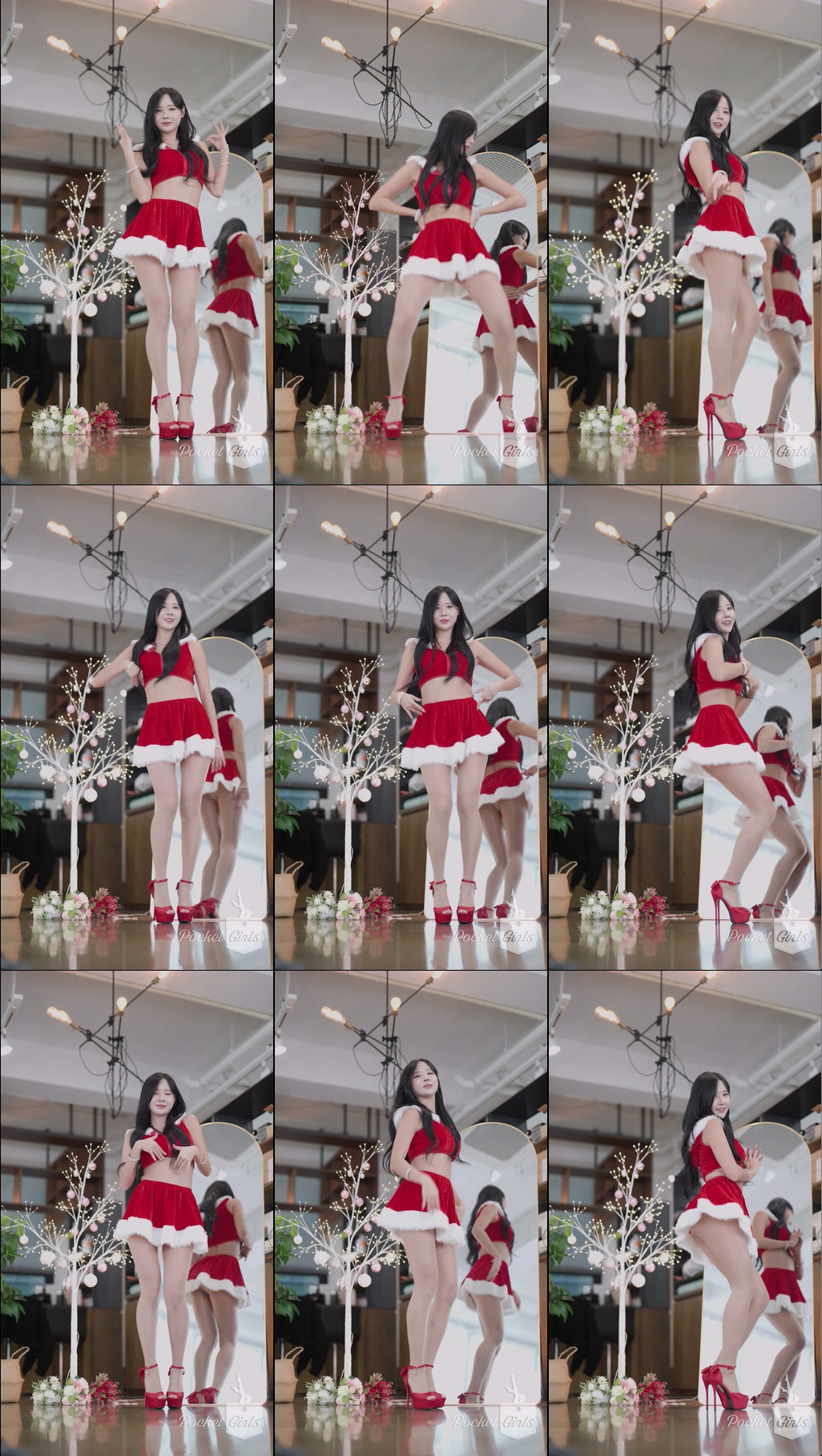 Enchanting Santa Girl Dance, Habin, Part.3b - #1084