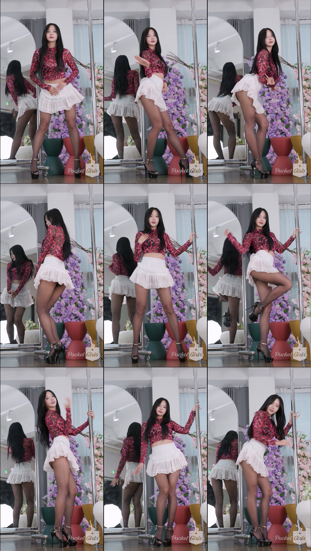 Pink Leopard Crop Top, Habin, Part.1c - #0911