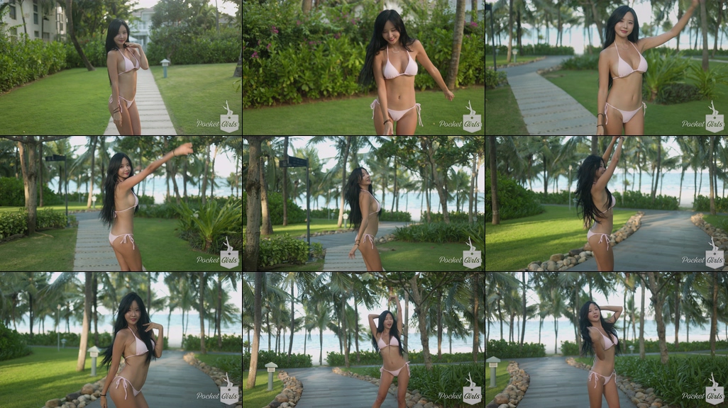Delicate Pink Bikini Dance, Habin, Part.6 - #0988